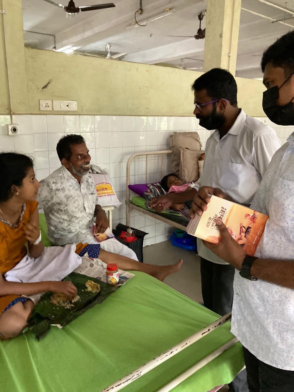 Mission trip team working in a foreign country.